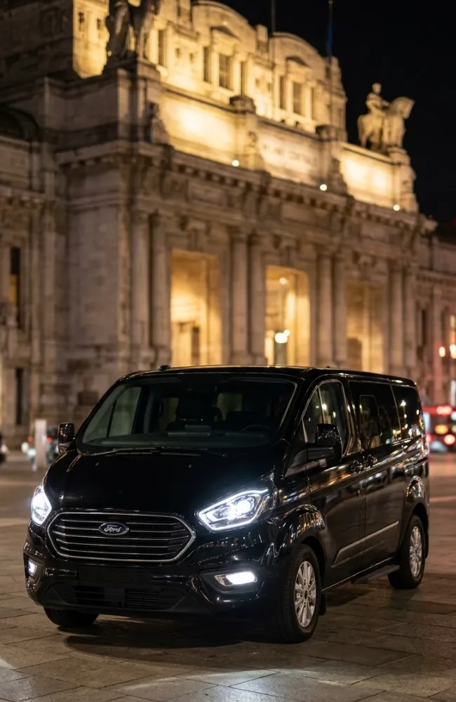 ncc basiglio flotta ford tourneo van milano centrale